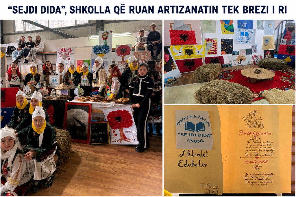 KUR TRADITA MËSOHET ME DUAR: SI PO E RUAN SHKOLLA “SEJDI DIDA” ARTIZANATIN TEK BREZAT E RINJ
